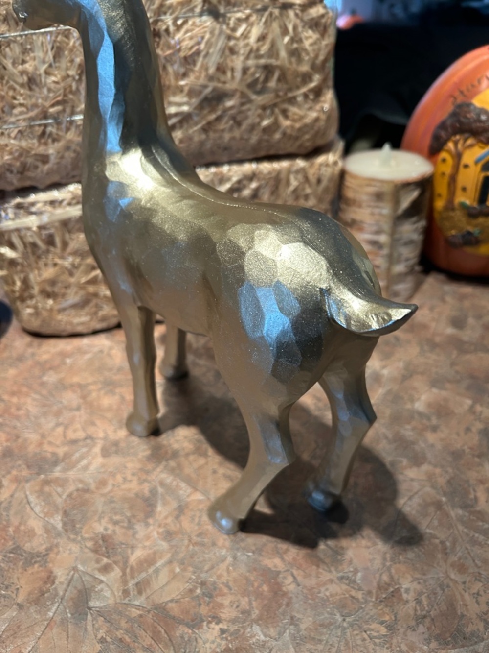 Hobby Lobby Grand Buck Statue in A Beautiful Gold Textured Tone - Picture 5 of 9